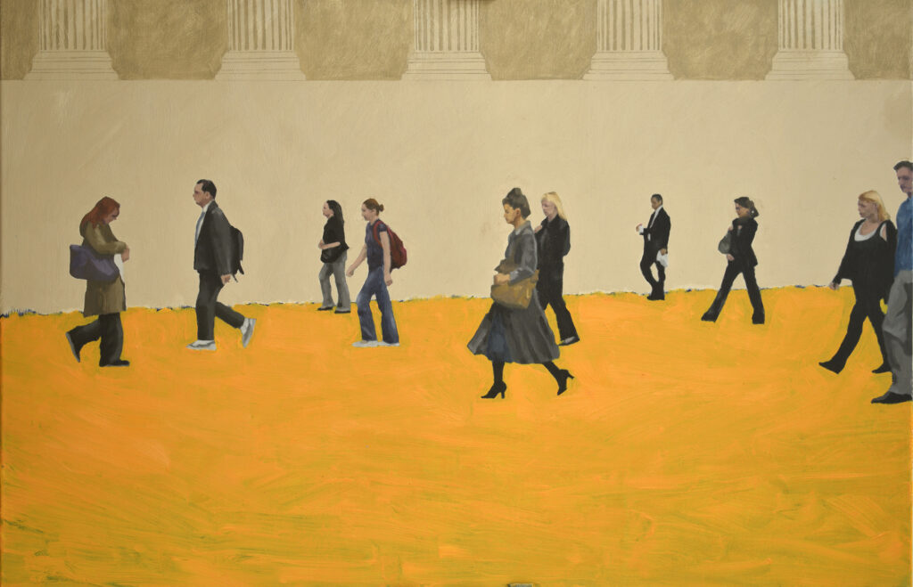 Crossing V, oil on canvas, 60x90cm